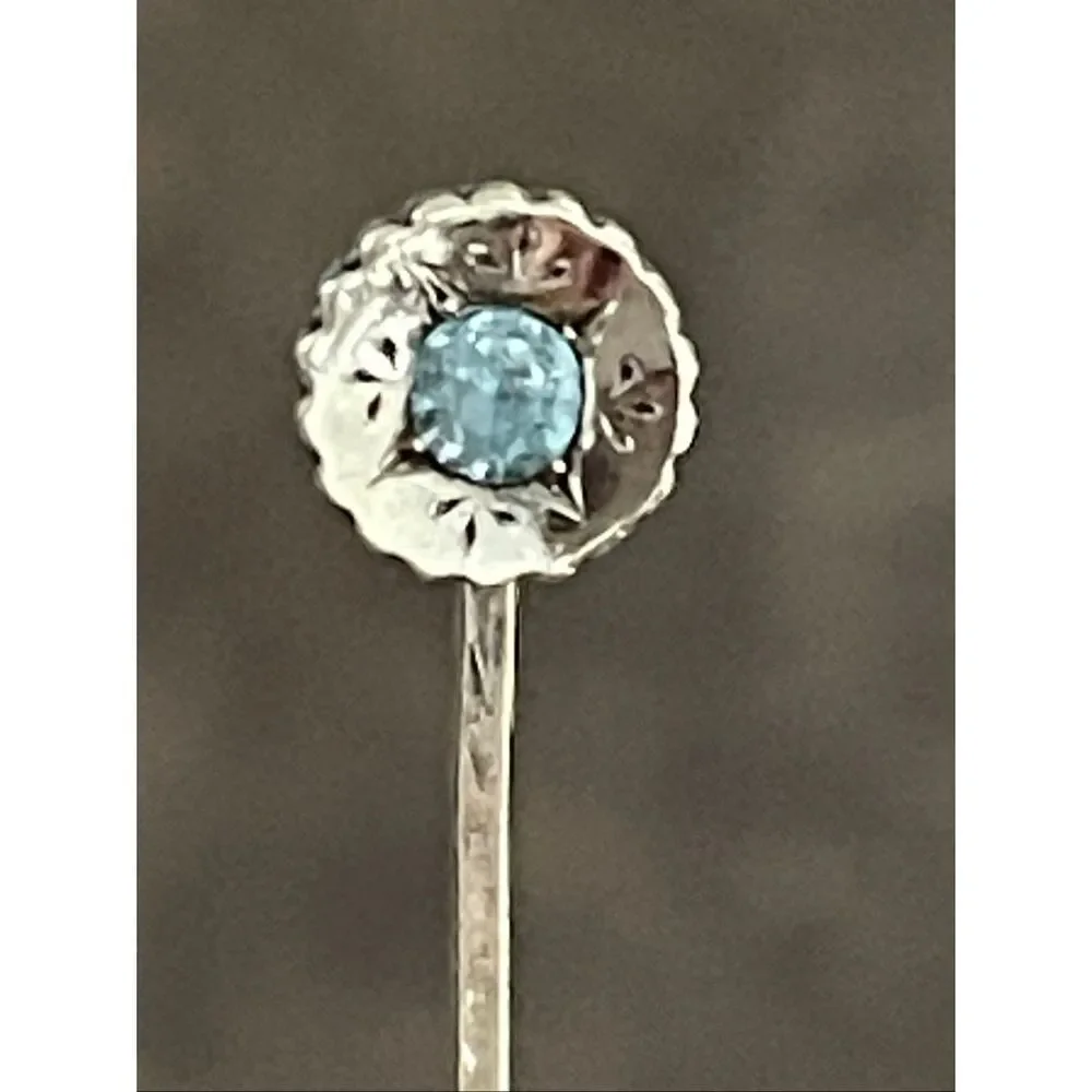 Vintage Victorian Copper and Moissanite Hat Pin